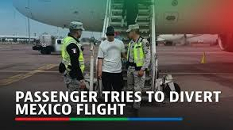 Passenger tries to divert Mexico flight by attempting to break into cockpit