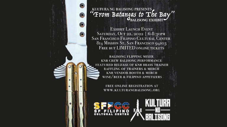 The Balisong takes center stage on “From Batangas to The Bay” Exhibit