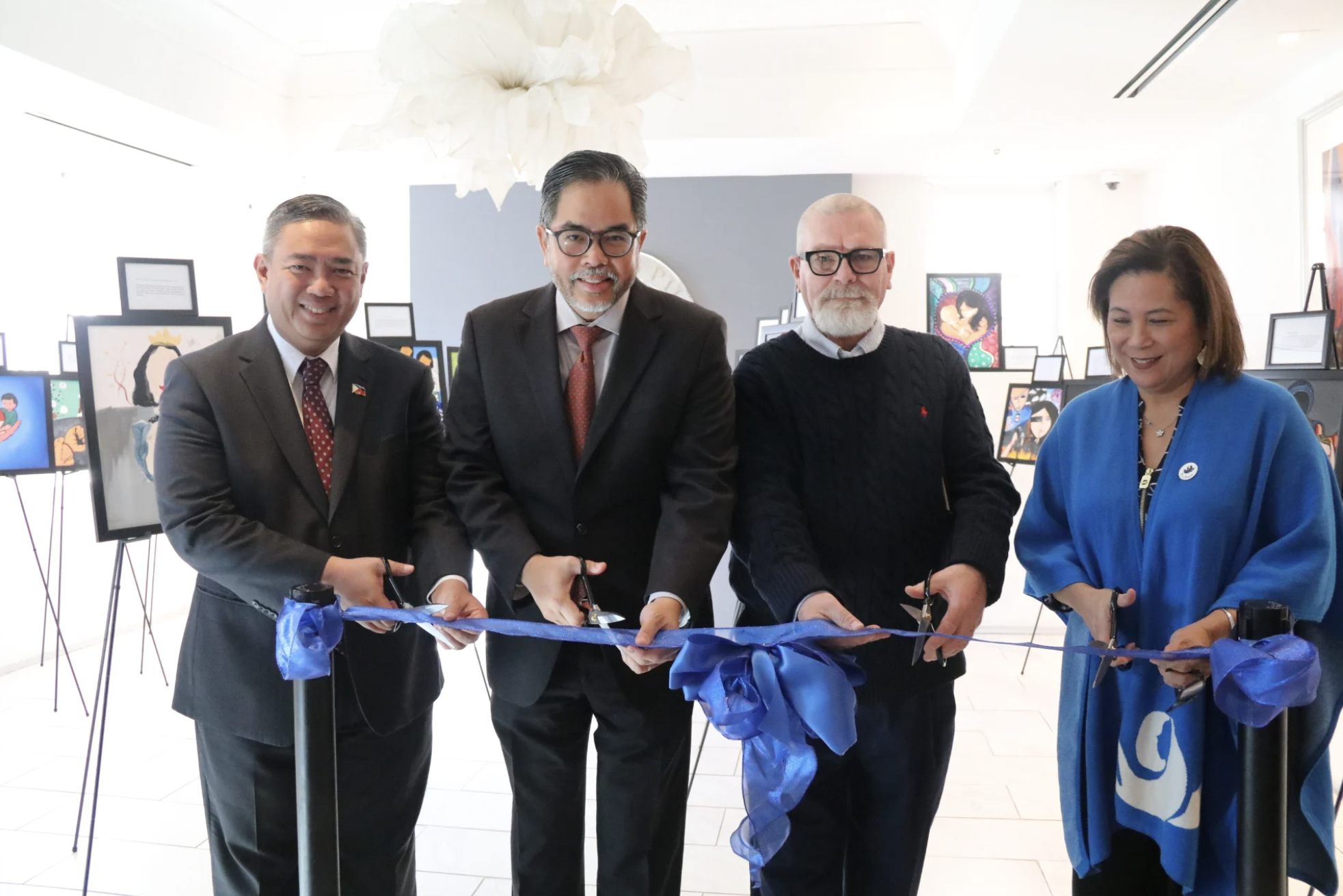 PH EMBASSY FEATURES ARTWORK CREATED BY VICTIMS OF CHILD