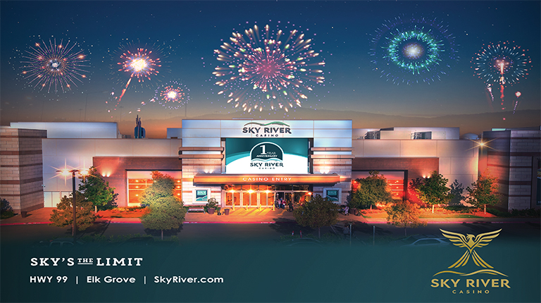 WILTON RANCHERIA’S SKY RIVER CASINO CELEBRATES  1ST ANNIVERSARY  