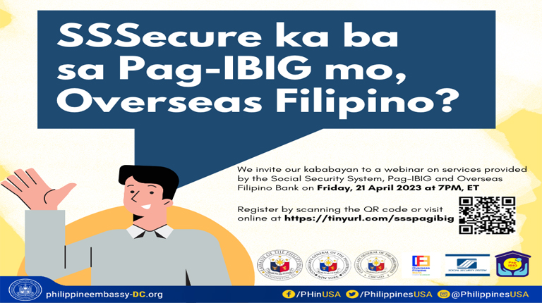 WEBINAR ON SSS, PAGIBIG AND OVERSEAS FILIPINO BANK