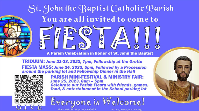 Fiesta: A Parish Celebration in honor of St. John the Baptist