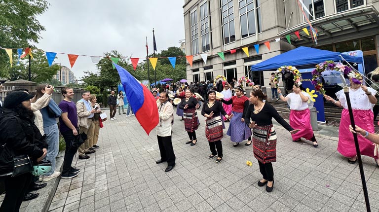 PHILIPPINE EMBASSY MAKES A SPLASHING COMEBACK, WELCOMING OVER 4,000 GUESTS DURING THE 2024 PASSPORT DC AROUND THE WORLD EMBASSY TOUR