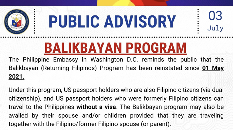 BALIKBAYAN PROGRAM