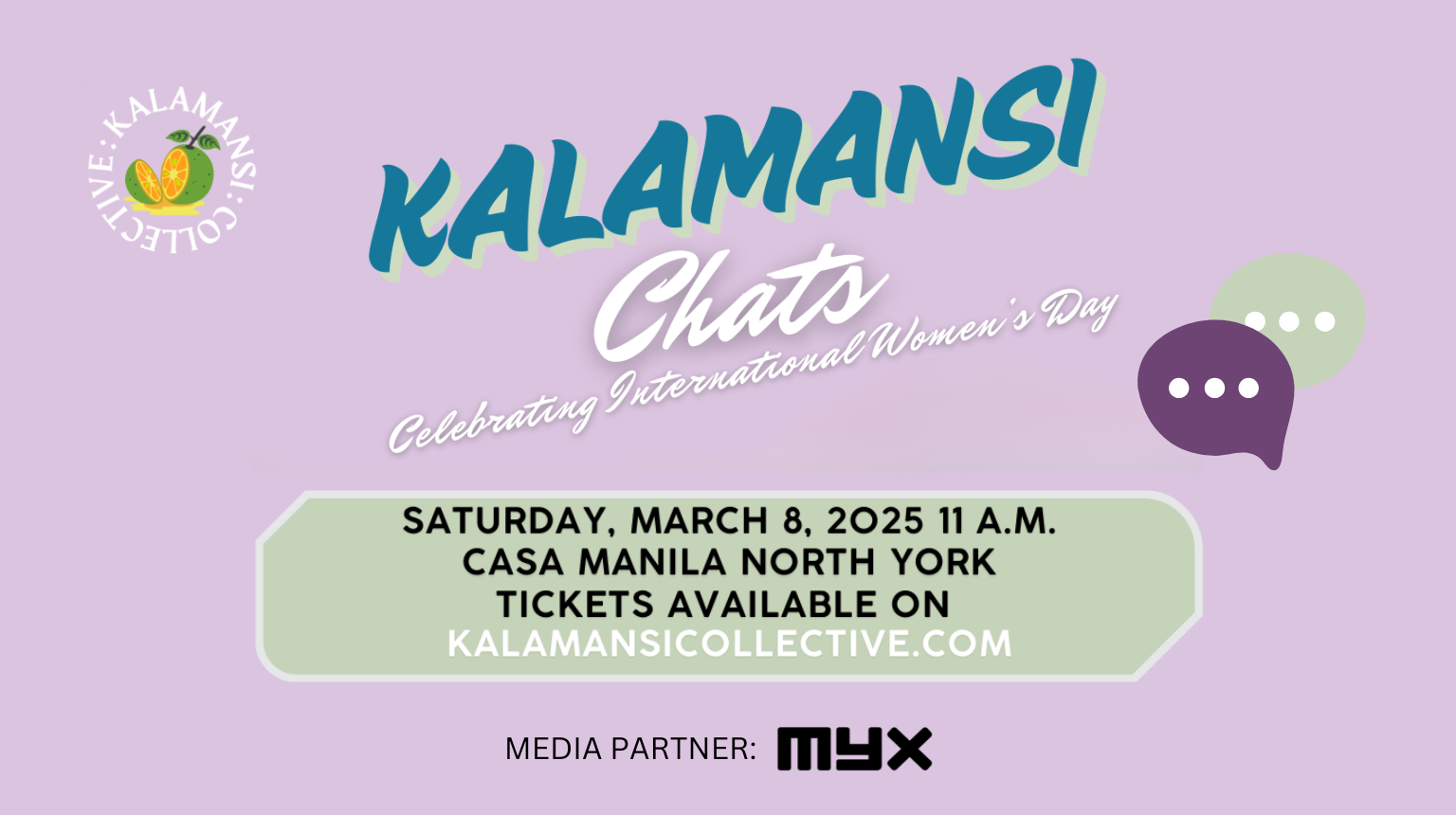 Kalamansi Collective To Host Kalamansi Chats In Celebration Of International Women’s Day