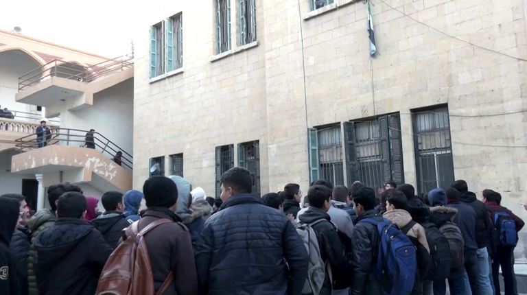 Back to school for many children in Damascus