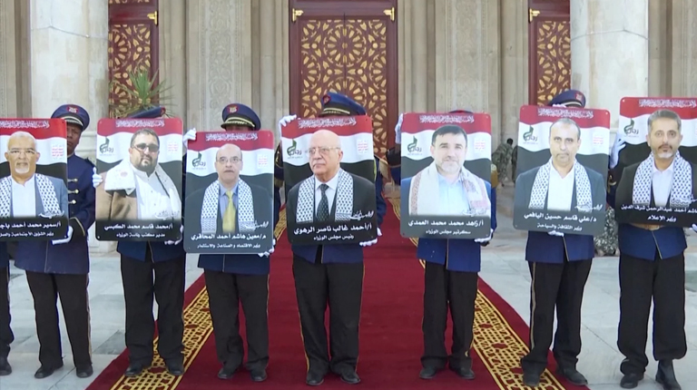 Yemen's Huthis hold funeral for PM killed in Israeli strike