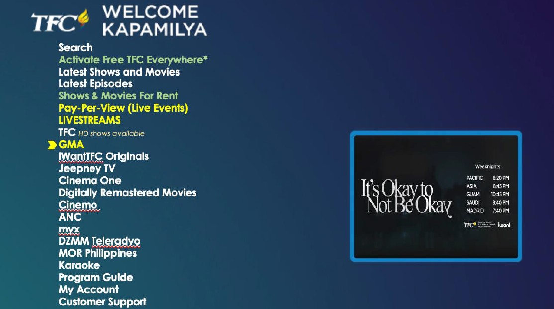 Live Channels 1